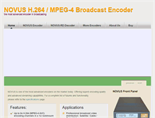 Tablet Screenshot of broadcastencoders.com